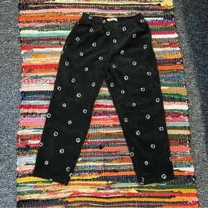 UO Corduroy Embroidered Beach Pants